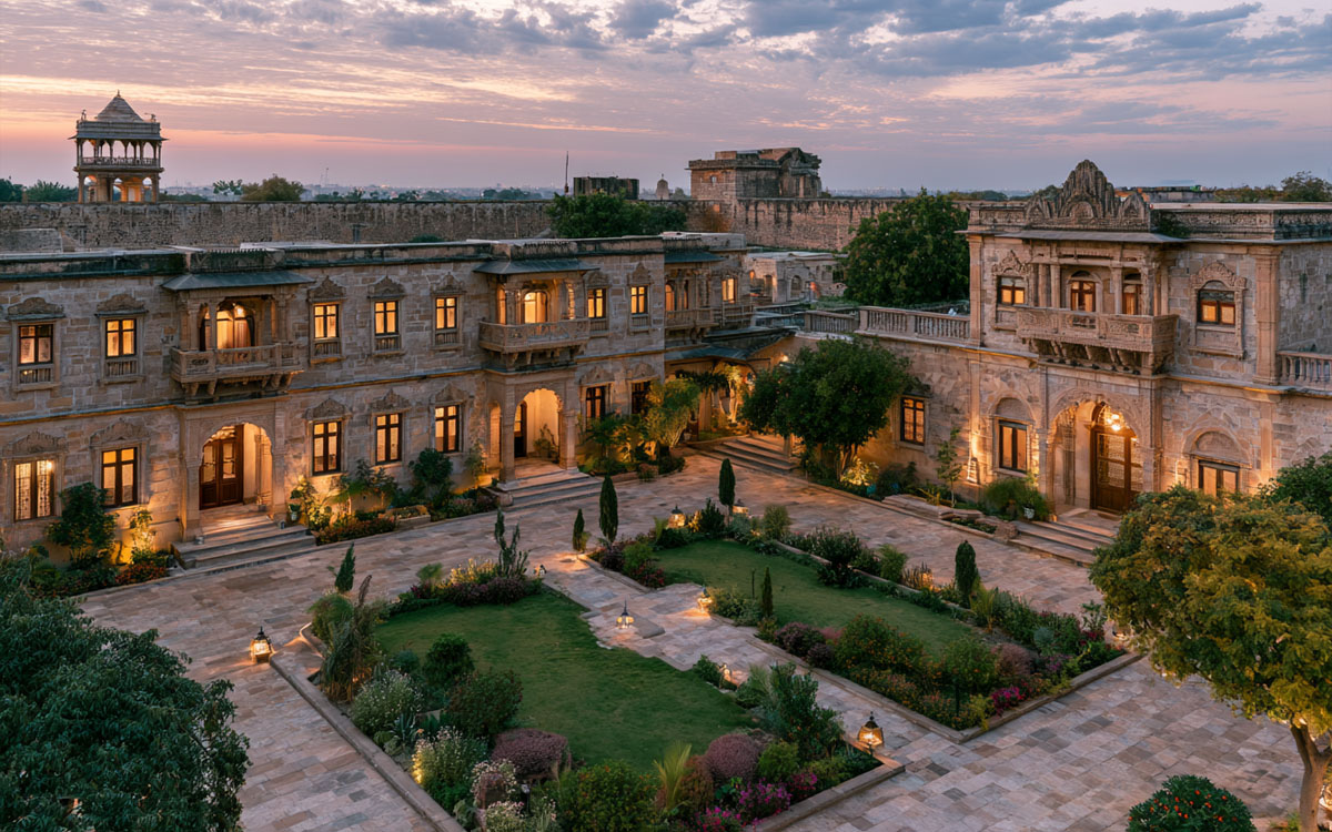 To facilitate an heir in a wealthy family, Jamnagar